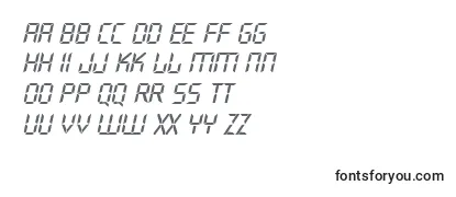 DigifaceItalic Font