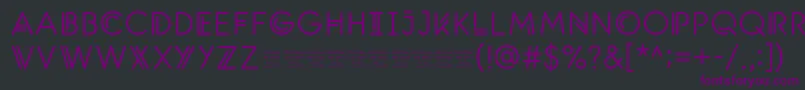 SantanelliPersonalUseOnlyMedium Font – Purple Fonts on Black Background