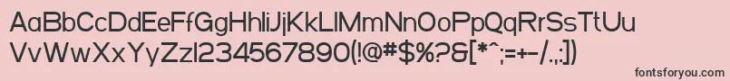 SfArborcrestMedium Font – Black Fonts on Pink Background