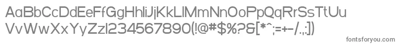 SfArborcrestMedium Font – Gray Fonts on White Background