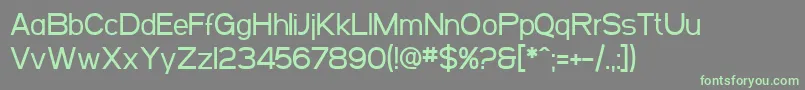 SfArborcrestMedium Font – Green Fonts on Gray Background
