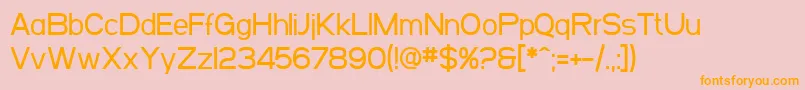 SfArborcrestMedium Font – Orange Fonts on Pink Background