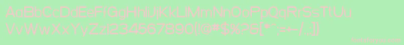 SfArborcrestMedium Font – Pink Fonts on Green Background