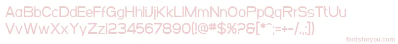 SfArborcrestMedium Font – Pink Fonts on White Background