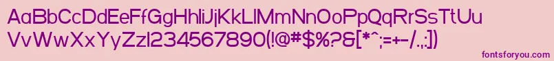 SfArborcrestMedium Font – Purple Fonts on Pink Background