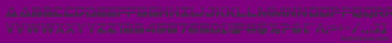 Libertyislandgrad Font – Black Fonts on Purple Background