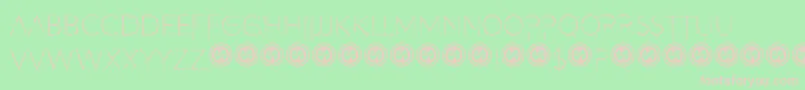 Filthoficarus Font – Pink Fonts on Green Background