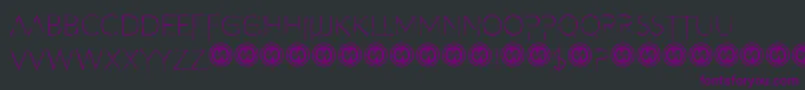Filthoficarus Font – Purple Fonts on Black Background