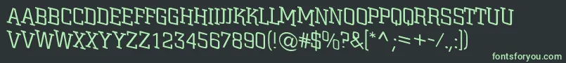 More about ACitynovattlspdnlt Font ACitynovattlspdnlt Font – Green Fonts on Black Background