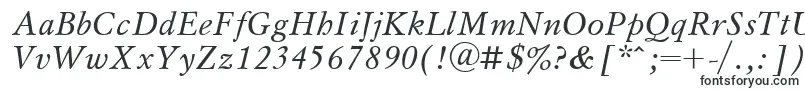 MyslItalicCyrillic Font – Fonts for Xiaomi