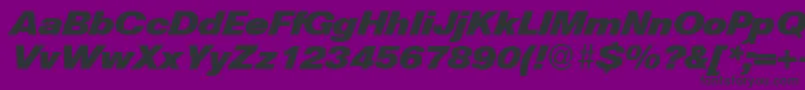 HelbadiagdbNormal Font – Black Fonts on Purple Background