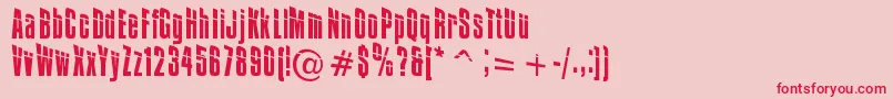 fuente Impossible0Plus30 – Fuentes Rojas Sobre Fondo Rosa