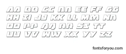 Review of the Eaglestrike3Dital Font