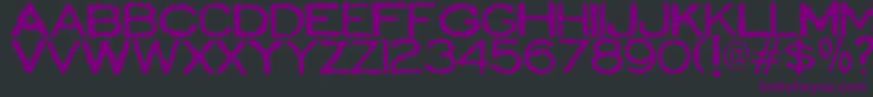 ScatterbrainedRestrained Font – Purple Fonts on Black Background
