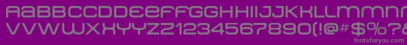 Metro ffy Font – Gray Fonts on Purple Background