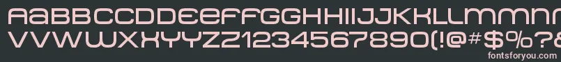 Metro ffy Font – Pink Fonts on Black Background