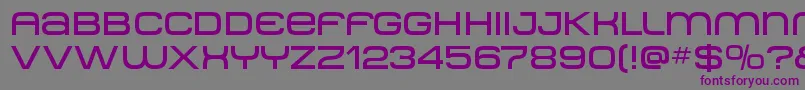 Metro ffy Font – Purple Fonts on Gray Background