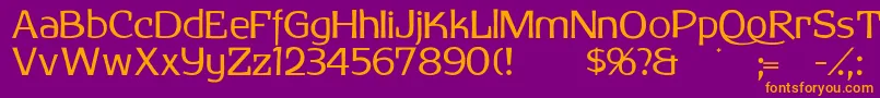 More about Herdeckesans Font Herdeckesans Font – Orange Fonts on Purple Background