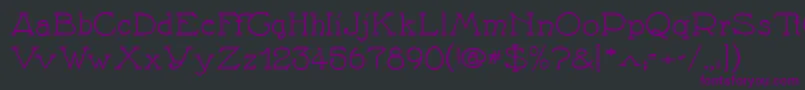 Nathane Font – Purple Fonts on Black Background