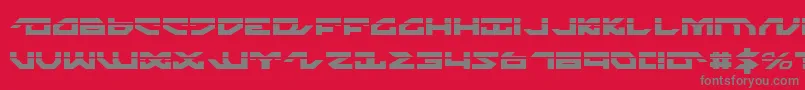 Подробнее о шрифте NightrunnerLaser Шрифт NightrunnerLaser – серые шрифты на красном фоне