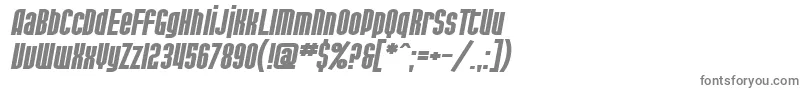 Шрифт SfPortMckenzieExtendedBoldItalic – серые шрифты