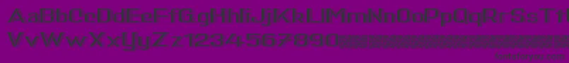 Saltybeach Font – Black Fonts on Purple Background