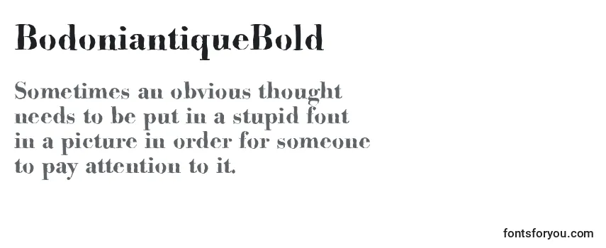 BodoniantiqueBold Font