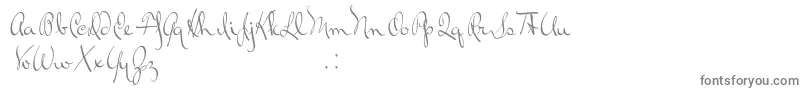 RalphWalker-Schriftart – Graue Schriften