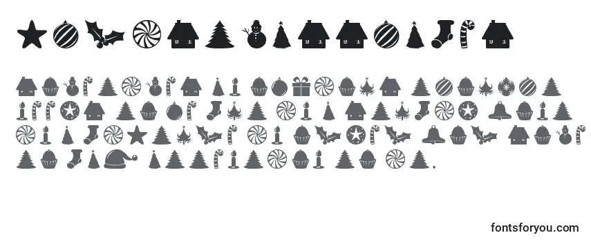 Review of the ChristmasShapes Font