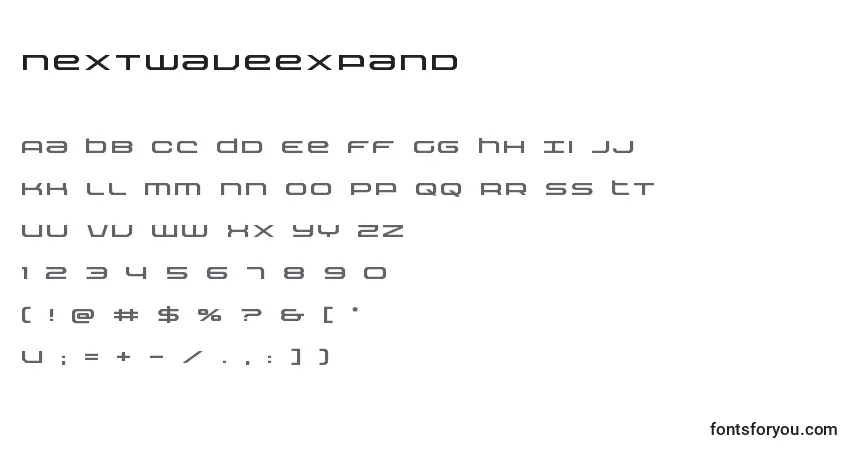 Police Nextwaveexpand - Alphabet, Chiffres, Caractères Spéciaux