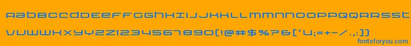 More about Nextwaveexpand Font Nextwaveexpand Font – Blue Fonts on Orange Background