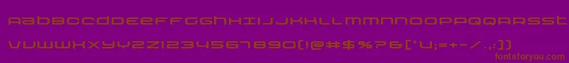 Nextwaveexpand Font – Brown Fonts on Purple Background
