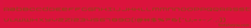 More about Nextwaveexpand Font Nextwaveexpand Font – Brown Fonts on Red Background