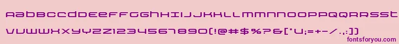 Nextwaveexpand Font – Purple Fonts on Pink Background
