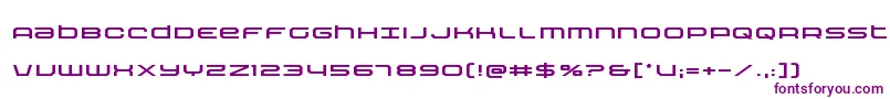 Шрифт Nextwaveexpand – фиолетовые шрифты на белом фоне