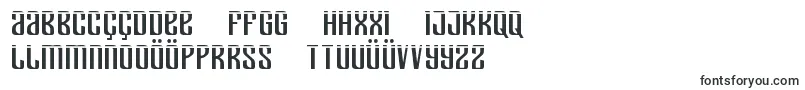Departmenthlaser-Schriftart – aserbaidschanische Schriften