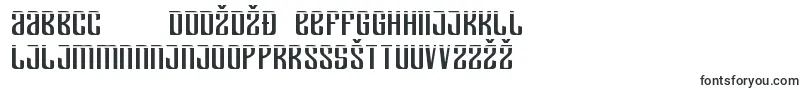 Departmenthlaser-Schriftart – bosnische Schriften