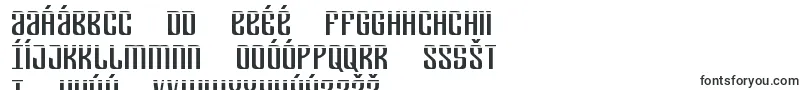 Шрифт Departmenthlaser – чешские шрифты