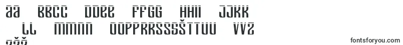Шрифт Departmenthlaser – латышские шрифты