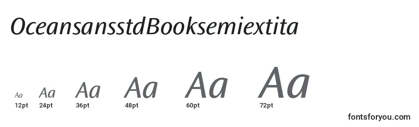 OceansansstdBooksemiextita Font Sizes