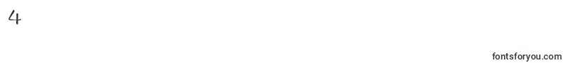 Шрифт P820ScriptRegular – шрифты цифры 4