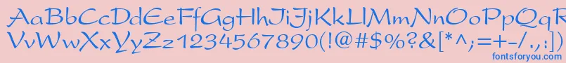 More about P820ScriptRegular Font P820ScriptRegular Font – Blue Fonts on Pink Background