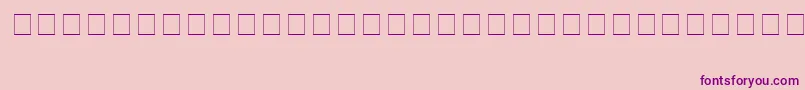 Шрифт TtOmnib – фиолетовые шрифты на розовом фоне