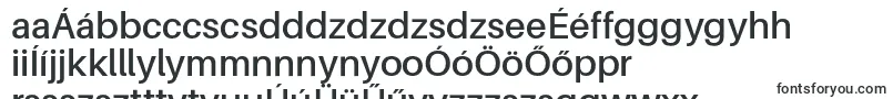 Шрифт AileronSemibold – венгерские шрифты