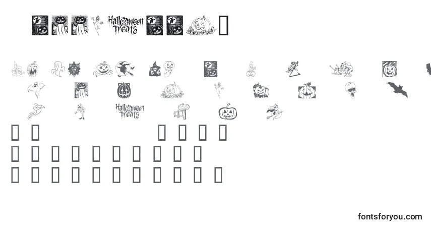 Schriftart Helloween2 – Alphabet, Zahlen, spezielle Symbole