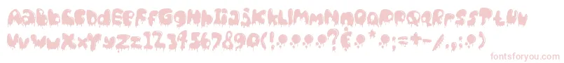 CatBasahKental Font – Pink Fonts on White Background