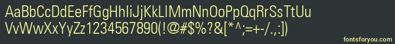 Подробнее о шрифте NovaLightCondensedSsiLightCondensed Шрифт NovaLightCondensedSsiLightCondensed – жёлтые шрифты на чёрном фоне