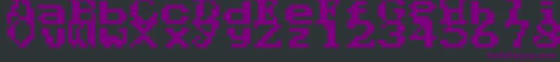 Phantalia Font – Purple Fonts on Black Background