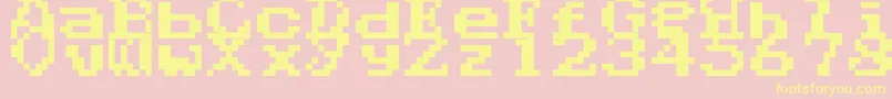 Phantalia Font – Yellow Fonts on Pink Background