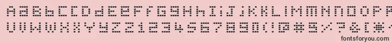 Pichabs Font – Black Fonts on Pink Background